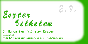 eszter vilhelem business card